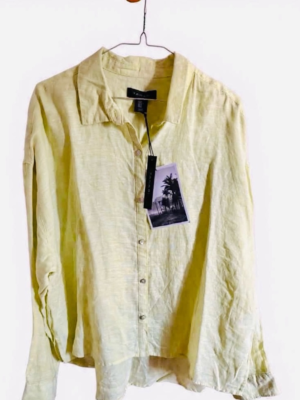 Tahari NWT linen shirt